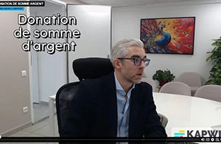 Donation de somme d’argent