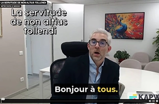 La servitude de non altius tollendi